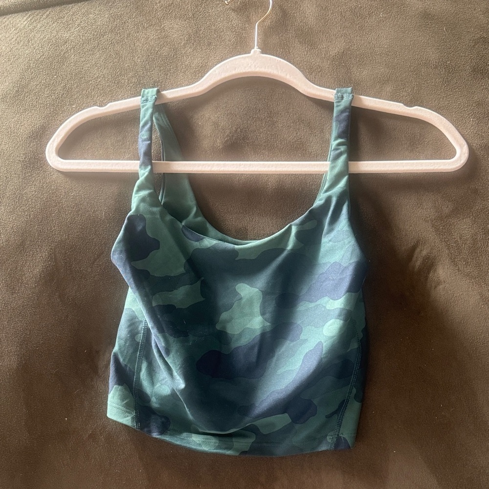 Old Navy Green Camo Tank Top